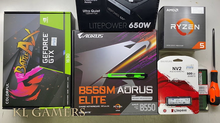 AMD Ryzen 5 5600G GIGABYTE B550M AORUS ELITE COLORFUL GTX1630 Budget Gaming PC Build Benchmark - 天天要聞