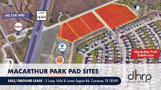 FOR SALE/GROUND LEASE: MacArthur Park Pad Sites
