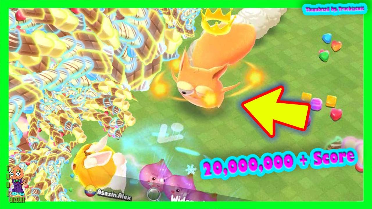 Sweet Crossing Snake.io MOST EPIC / WormsZone Gameplay (NEW slither IO Game) World Record 20M+ Score