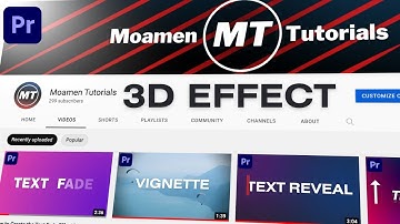 How to Create a 3D Screen Effect in Premiere Pro | Moamen Tutorials