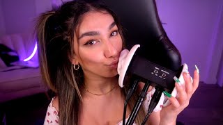 ASMR | Gentle Ear Licks with Face Tracing & Lens Tapping