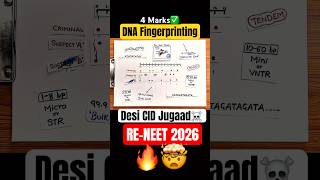 4 Marks Pakke🔥DNA FINGERPRINTING 🚨| TRICKS🤯| Re-NEET 2026