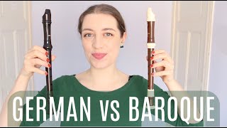 German vs Baroque recorders? Which is REALLY better | Team Recorders