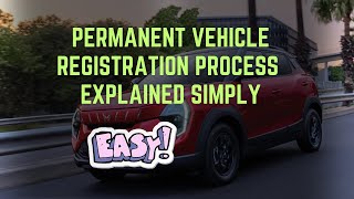 Famous How to get permanent vehicle registration easily | Xuv 3xo | RC process | simple guide Net Worth