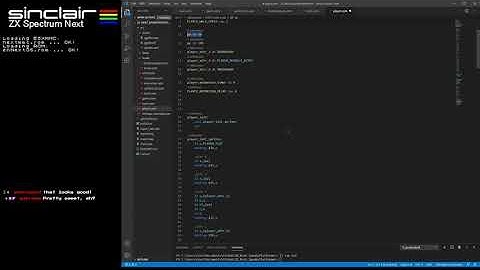 ZX Next Game Coding (Assembly) - Spooky Platformer - Collision Detection & Fall Gravity