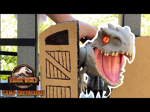 Jurassic World: Camp Cretaceous | Lab Breakout |  Backyard Battles | @MattelAction