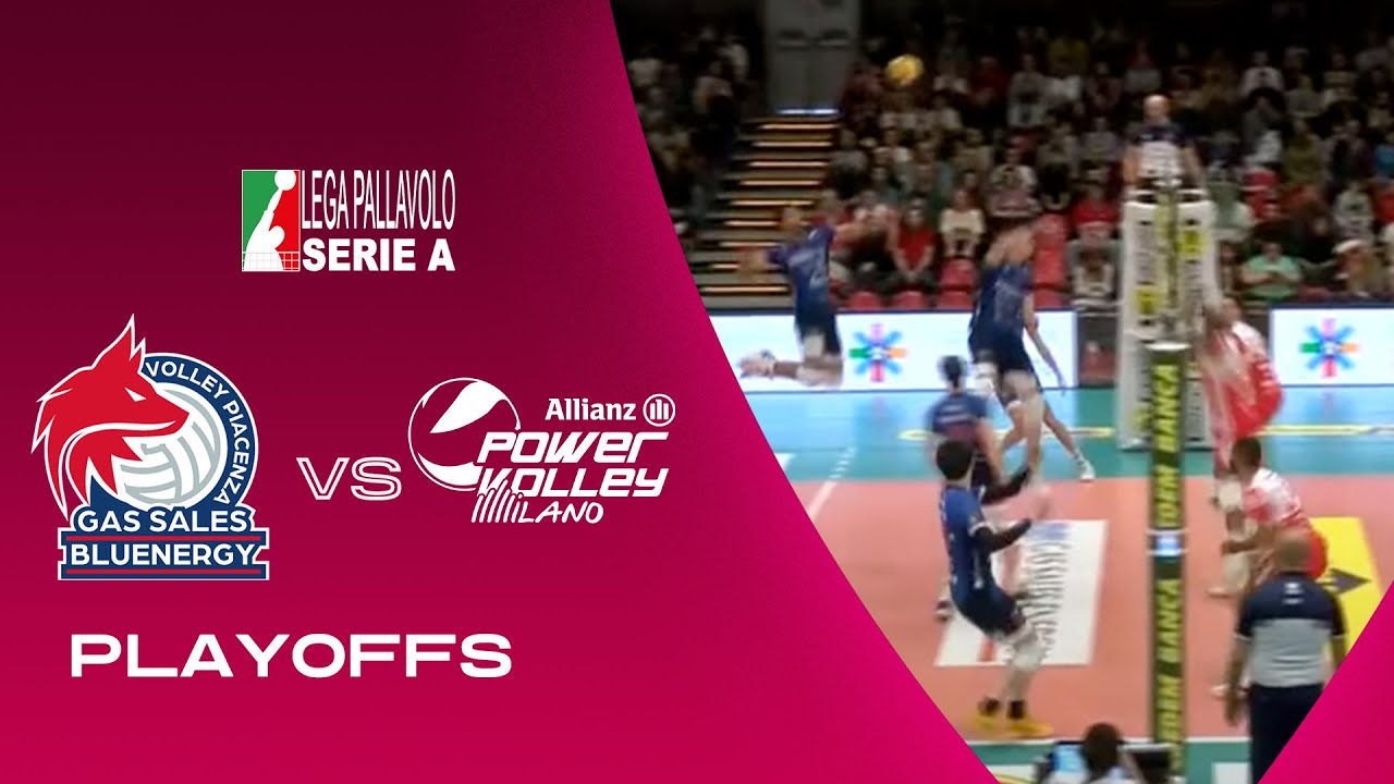 Piacenza vs Milano Highlights SuperLega Playoffs