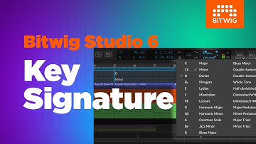 Key Signature – New in Bitwig Studio 6