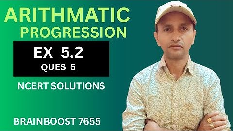 Arithmetic Progression ll chapter 5 ll Class 10 Maths ll NCERT solutions #