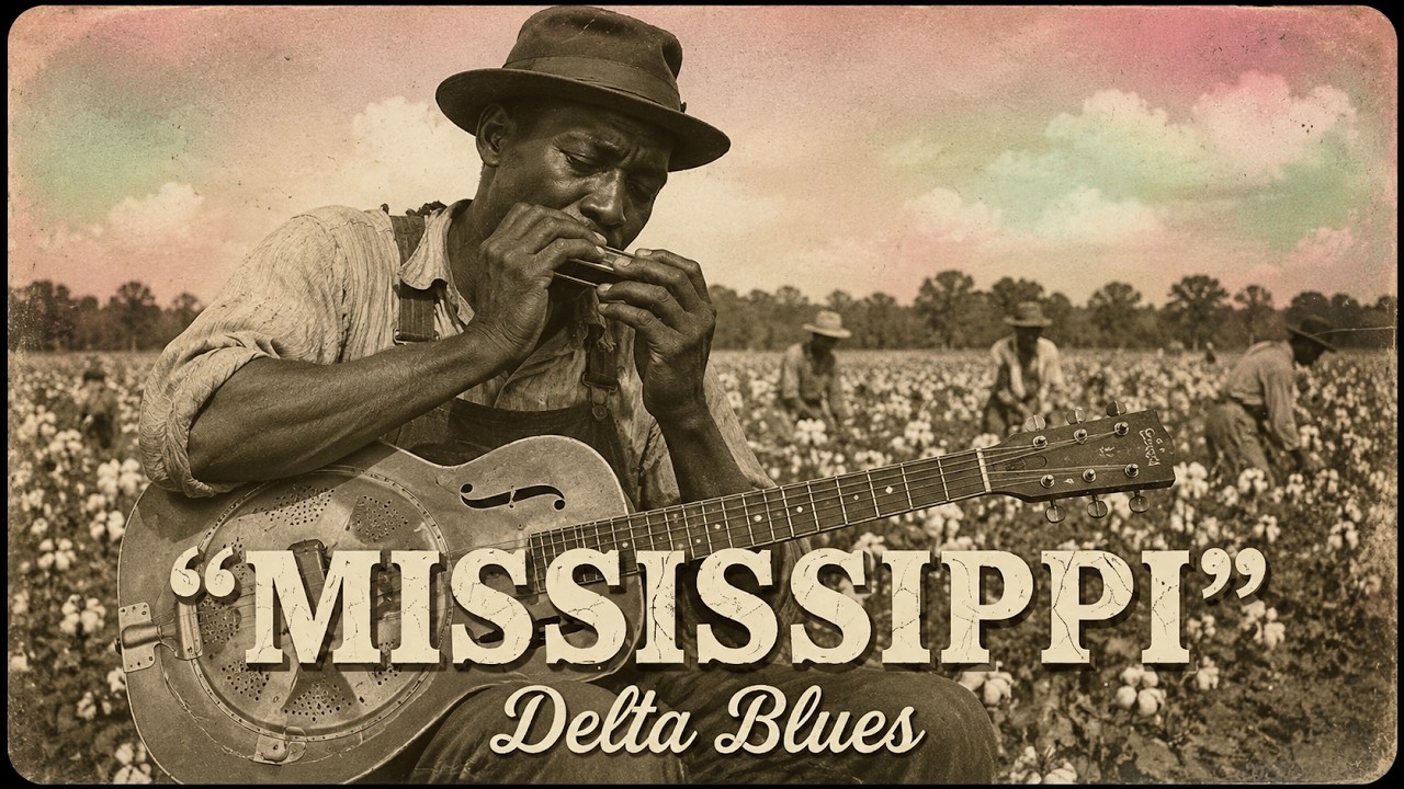 Mississippi Delta Blues in the Cotton Fields | Rural 1930s Harmonica & Steel Guitar Collection