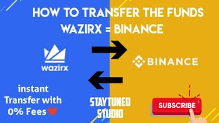 wazirx to binance internal fund transfer | How To Transfer Crypto Between Binance and WazirX