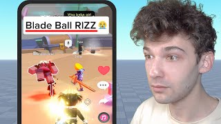 Reacting To Blade Ball Tiktoks.. (Full Movie)