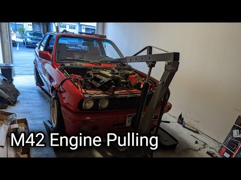 Bmw E30 318is Engine Removal Part 1!