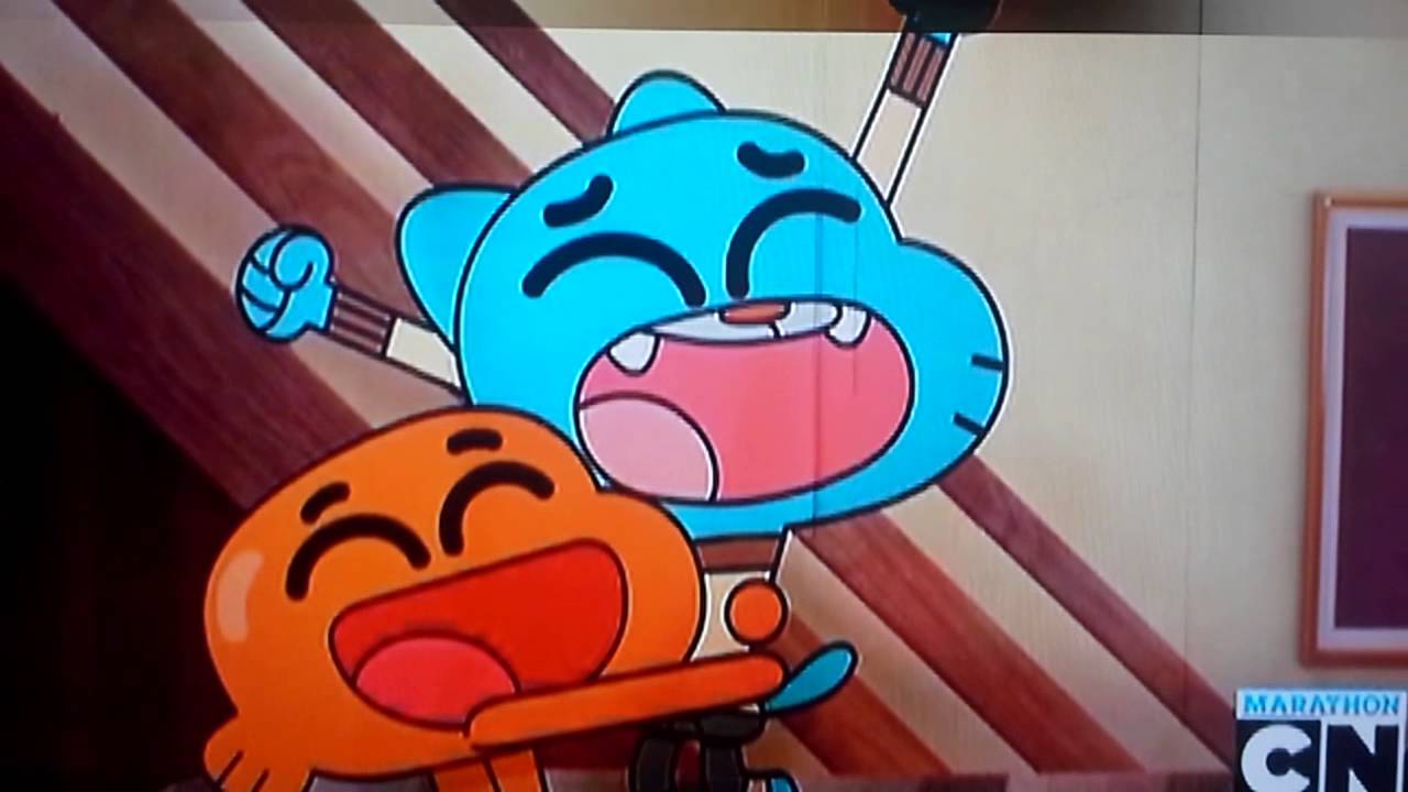 Gumball and darwins happy dance - YouTube