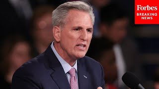 McCarthy Asked About George Santos' Criminal Charges, Trump Being Found Liable Of Sexual Assault