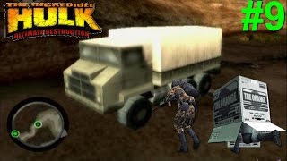 The Incredible Hulk: Ultimate Destruction PS2 Gameplay #9 [Hulk Going Solid Snake?]