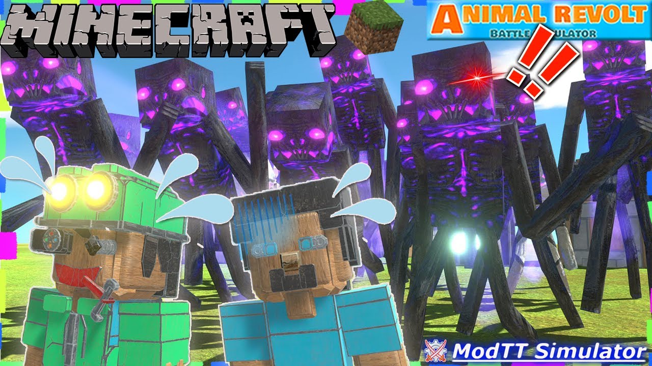 A Horde of Hyper-Realistic Endermen Attack! Save Steve and the