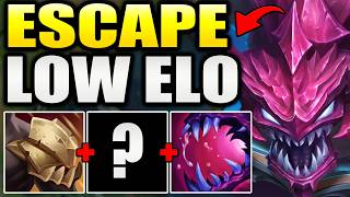 HOW TO ESCAPE THE PITS OF LOW ELO WITH CHO'GATH JUNGLE!