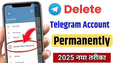 Telegram Account Delete Kaise Kare | How To Delete Telegram Account Permanently ||