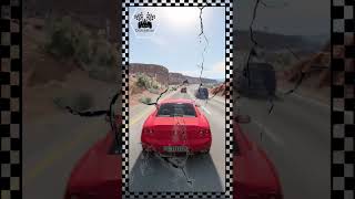 Truck Smashes Car Stunt