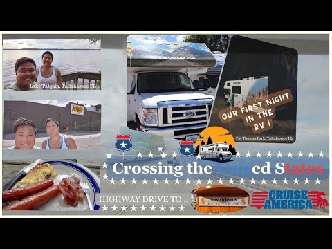 Ultimate Cruise America RV Adventure - Wander Across America 5 - Our  First night! Cracker Barell!