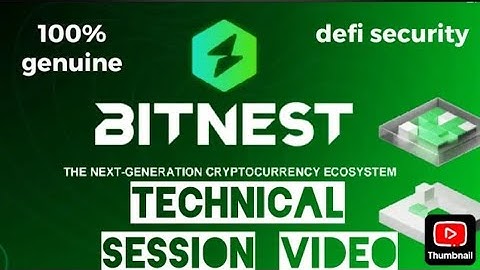 #bitnest​ TECHNICAL SESSION VIDEO #bitnestloop​ ZOOM MEETING live video full detail plan