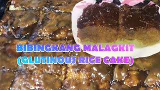 BIBINGKANG MALAGKIT/HOW TO MAKE GLUTINOUS RICE CAKE