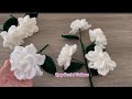 How To Crochet Gardenias Easy And Fast Gardenia Flower Tutorial 