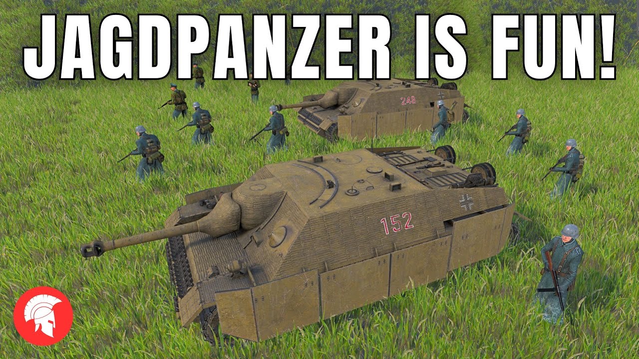 Men of War II - JAGDPANZER IS FUN! - Germany Gameplay - 3vs3 Multiplayer - No Commentary