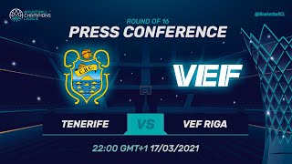 Lenovo Tenerife v VEF Riga - Press Conference