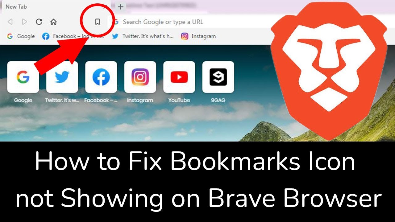 How to Fix Bookmarks Icon not Showing on Brave Browser?