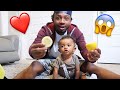 My Baby Eats Lemon For The First Time *Super Cute*