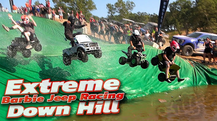 EXTREME DOWNHILL BARBIE JEEP RACING at Visions Offroad 2022