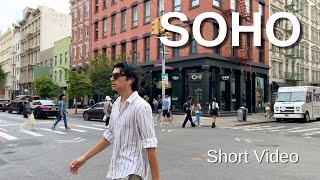 NEW YORK CITY Walking Tour [4K] - SOHO (Short Video)