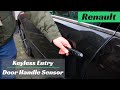 Car door handle sensor problems  keyless entry not working  renault laguna 3