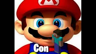 Mario perturbado *Estás solo con un personaje de un videojuego*