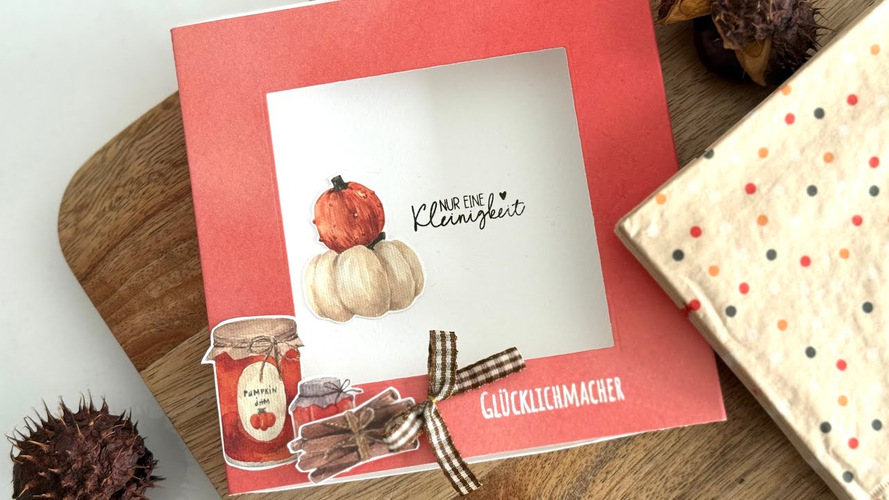 Shadow Box Punch Board mal anders • Servietten einfach verpackt • Café Constanze 