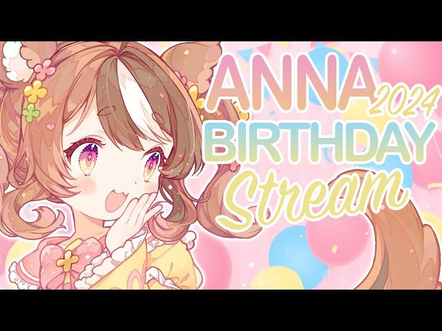 【BIRTHDAY STREAM】I'M THE B-DAY CHIPMUNK!!! WOO~ 🎈🎉💕 class=