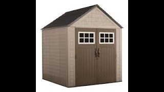 Rubbermaid Shed 7X7 Part Two - Building the Shed
