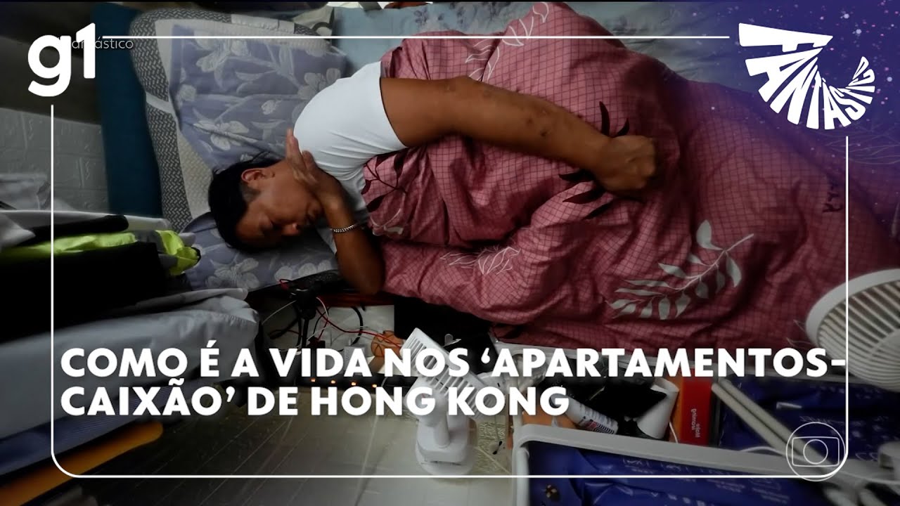 Fantástico: como é a vida nos 'apartamentos-caixão' de Hong Kong