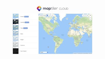 Maps available at MapTiler Cloud | Web Preview
