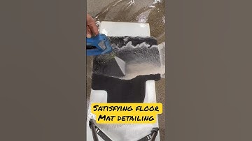Cleaning a DENALI floor mat ASMR style! #shorts #asmr