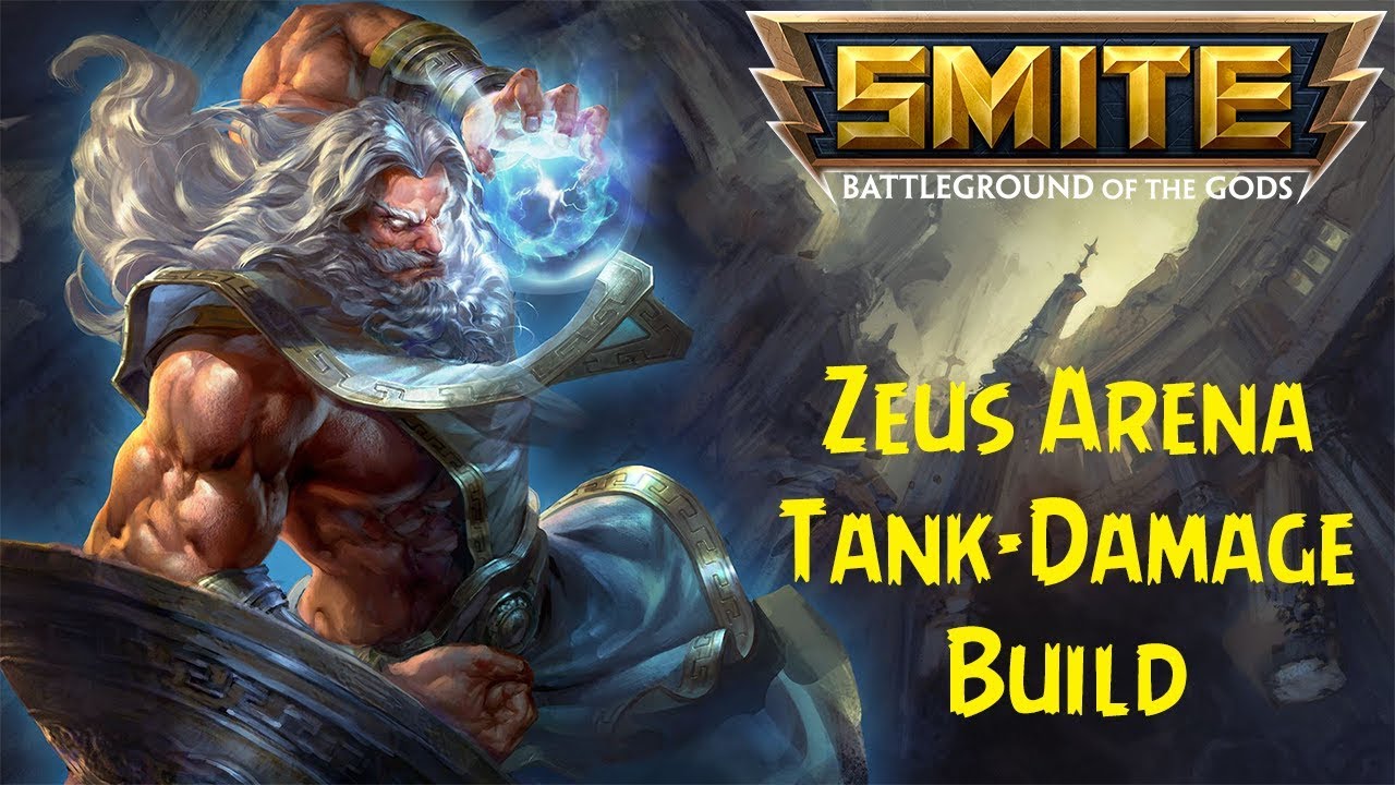 SMITE - ZEUS ARENA TANK/DAMAGE BUILD *1000+ damage* - YouTube