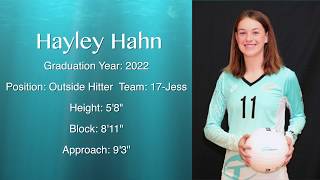 Hayley Hahn Outside Hitter, Cl Of 2022 Tstreet Volleyball Club