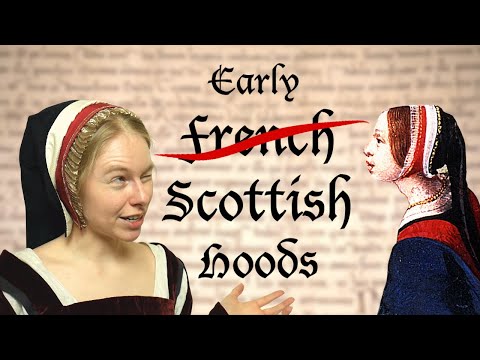 Dress Historian Recreates Margaret Tudor's French Hoods