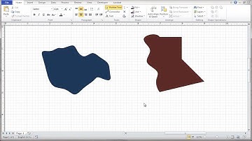 Visio 2010 Freeform Lines and Shapes Tutorial