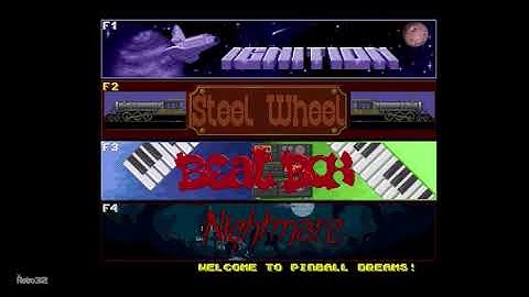 Pinball Dreams Digital Illusions 1992 Amiga Loading Screen Intro Main Menu
