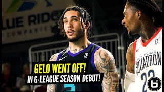 LiAngelo Ball WENT OFF in his Official G-League Debut with Greensboro Swarm! Full Highlights!