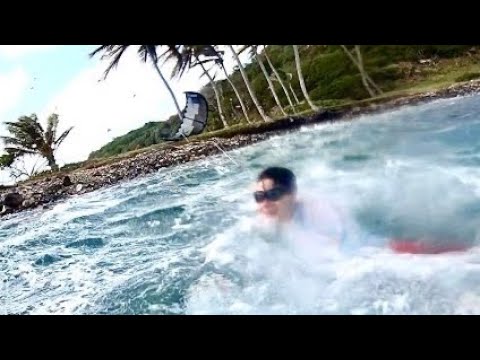 KITEBOARDING GONE WRONG! HE SAVED HER LIFE!