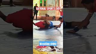 National Sports Day @BHU #wrestling #winner BHU ?